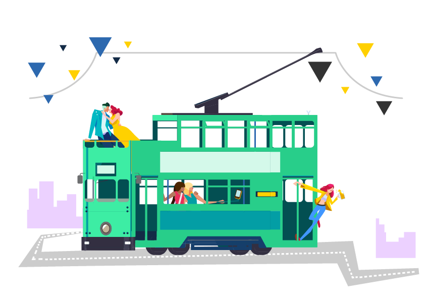 hong-kong-tram-illustration