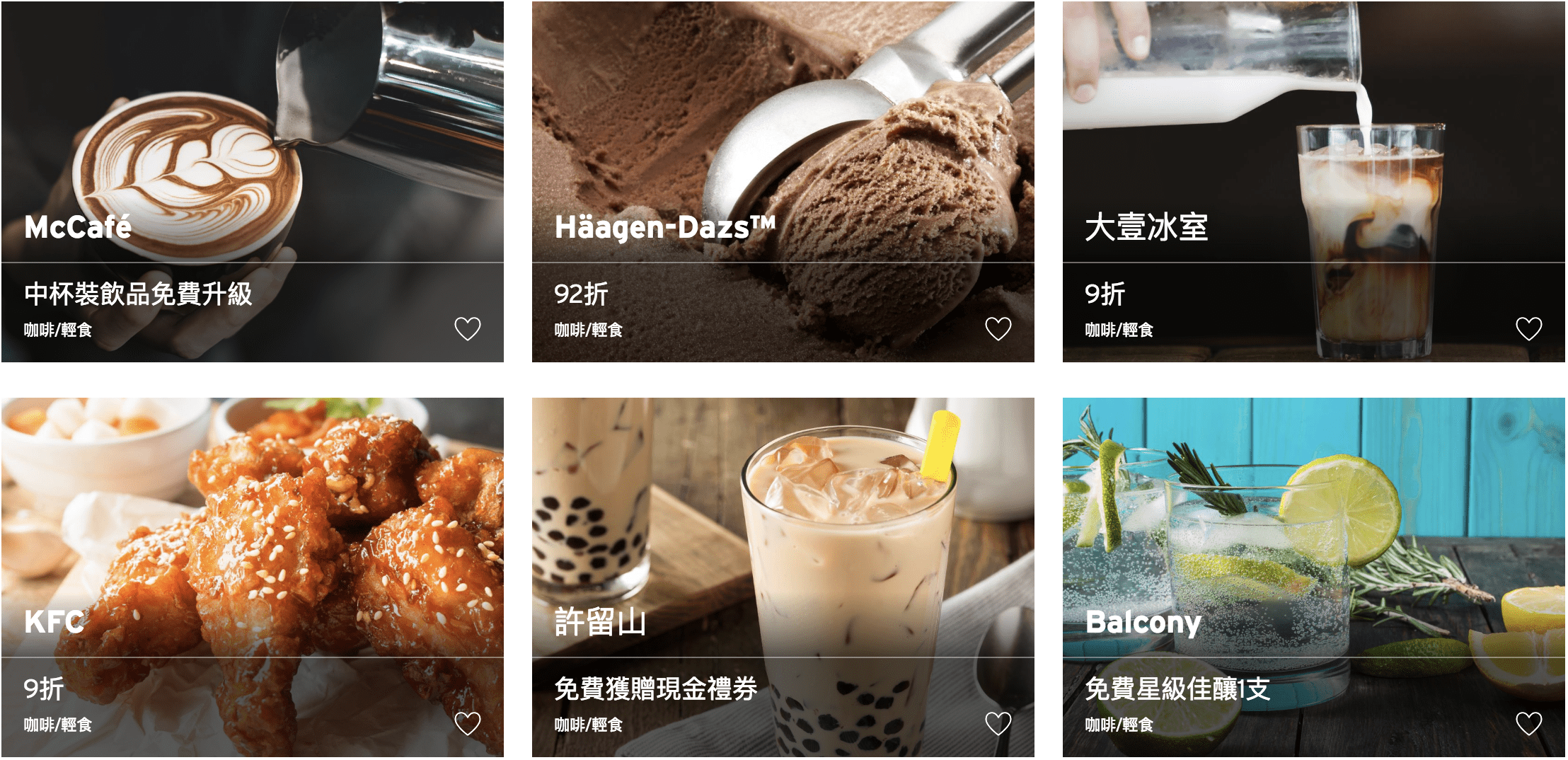 citi 信用卡優惠 餐飲 輕食