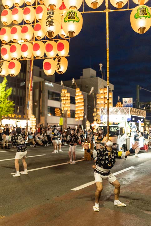 日本夏祭秋田竿燈祭