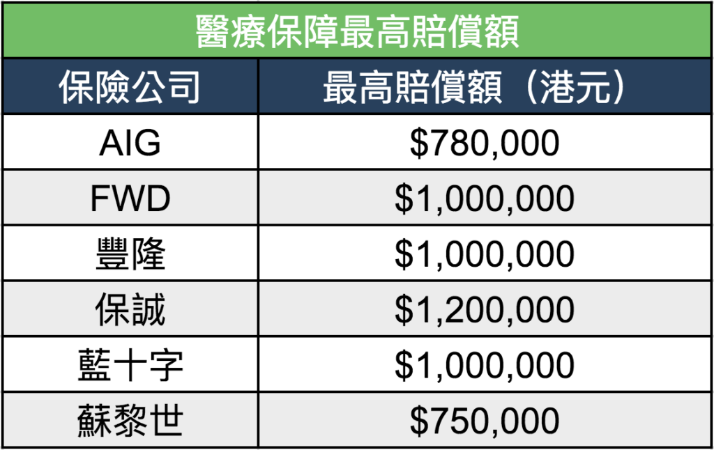 工作假期保險賠償額