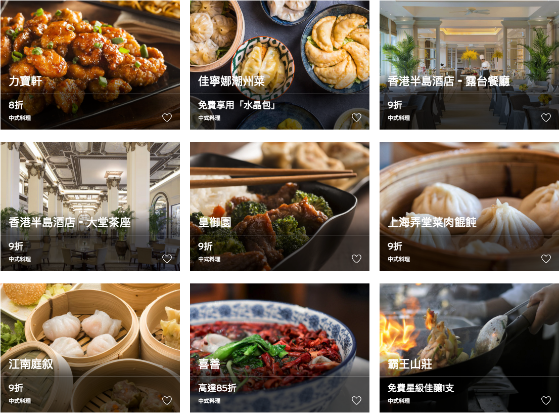 citi 信用卡優惠 餐飲 亞洲