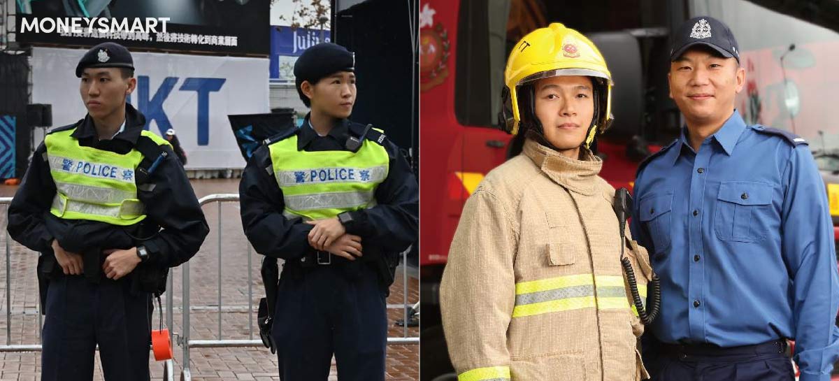 投考紀律部隊 警察與消防員 人工起薪相差HK$2,825