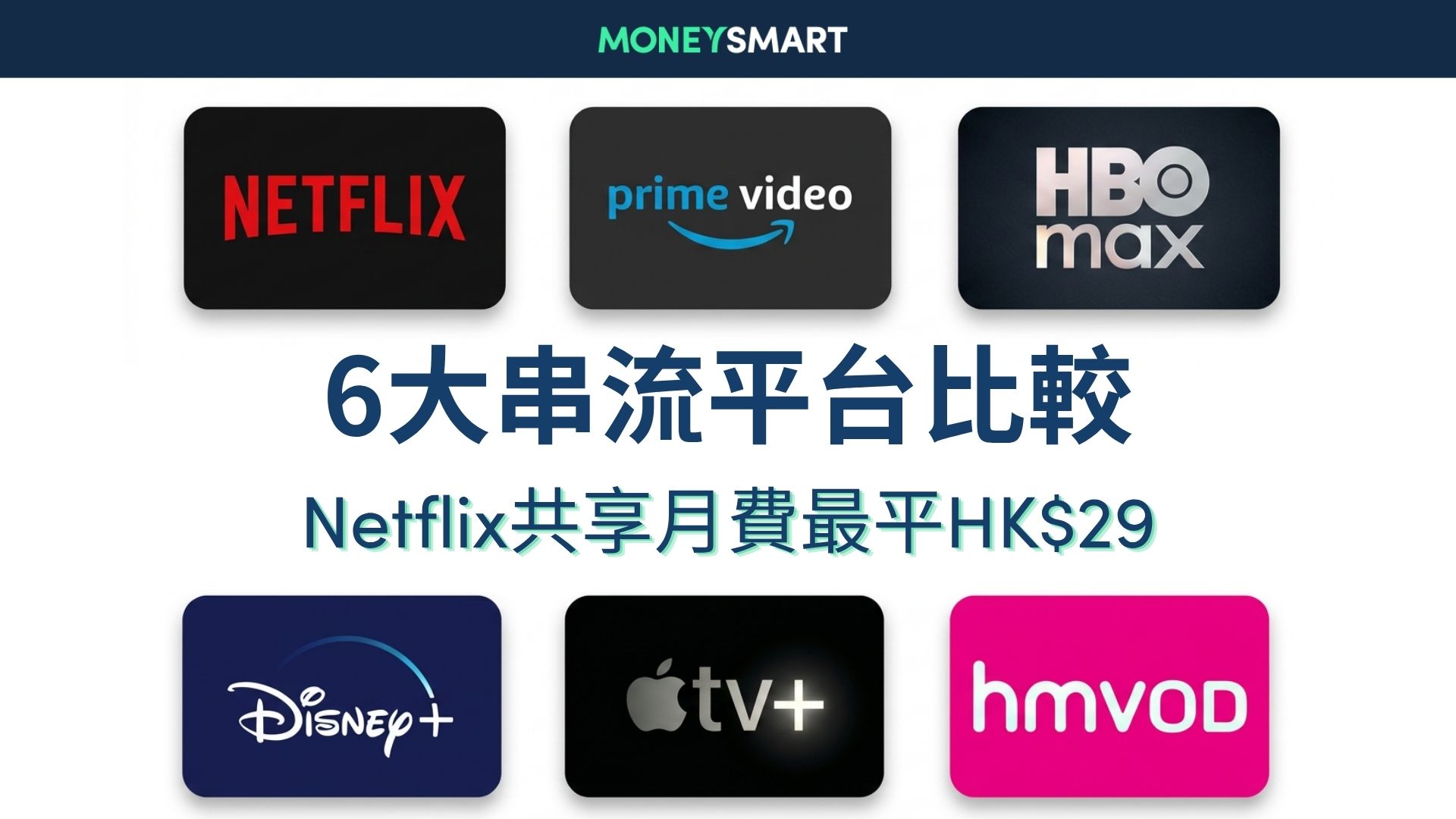 Netflix月費共享最平HK$29？ 6大影片串流平台價格比較 2026